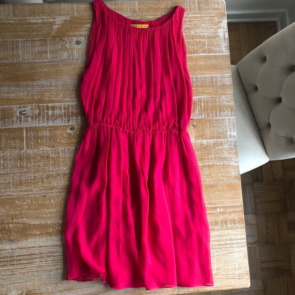 NWOT Alice + Olivia Silk Dress